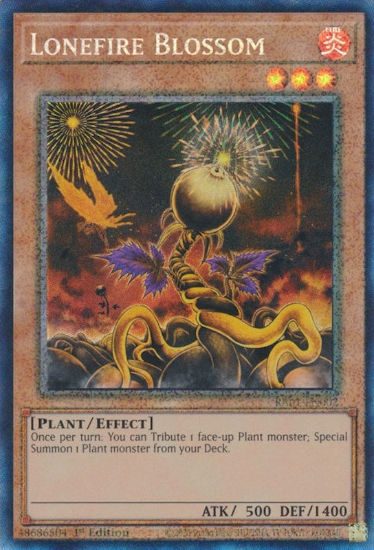 Lonefire Blossom (PCR) (1002) (RA01) - YuGiOh Single