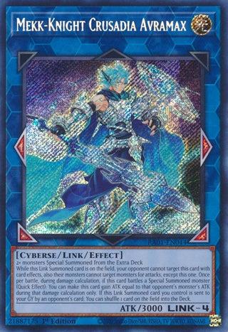 Mekk-Knight Crusadia Avramax (Secret Rare) (1044) (RA01) - YuGiOh Single