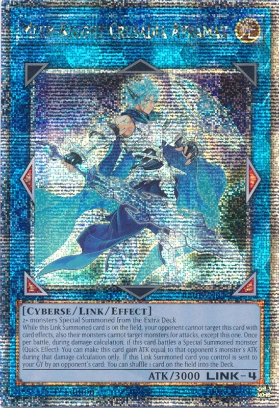 Mekk-Knight Crusadia Avramax (Quarter Century Secret Rare) (1044) (RA01) - YuGiOh Single