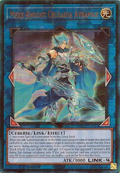 Mekk-Knight Crusadia Avramax (PUR) (1044) (RA01) - YuGiOh Single