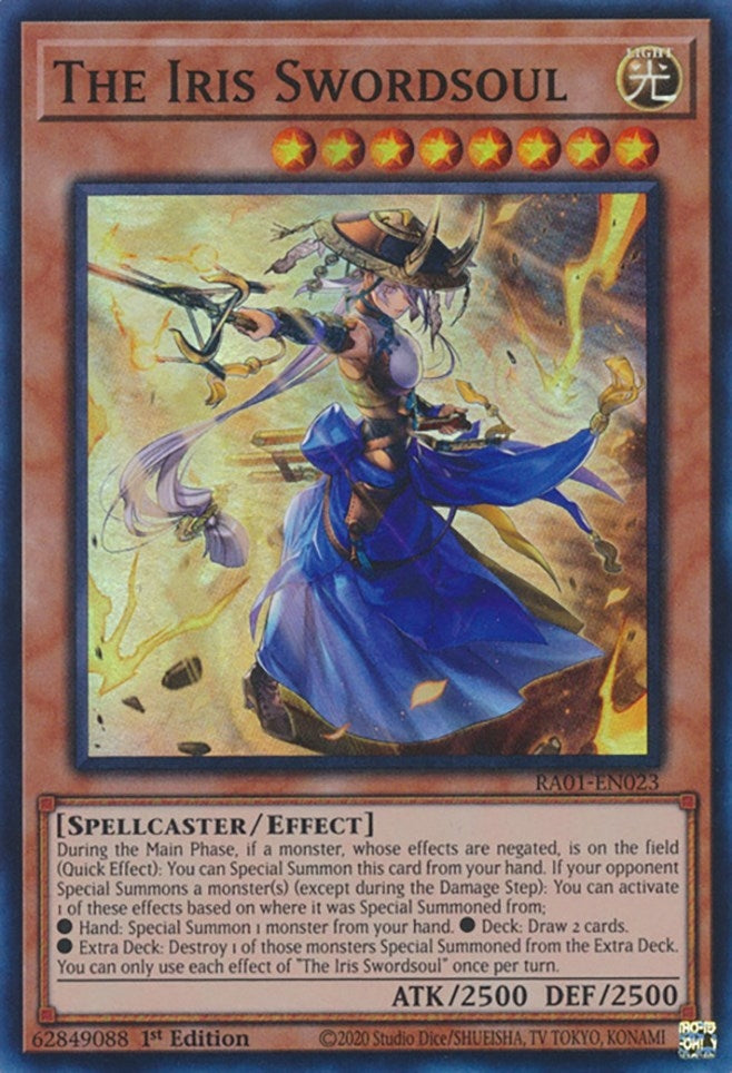The Iris Swordsoul (1023) (RA01) - YuGiOh Single