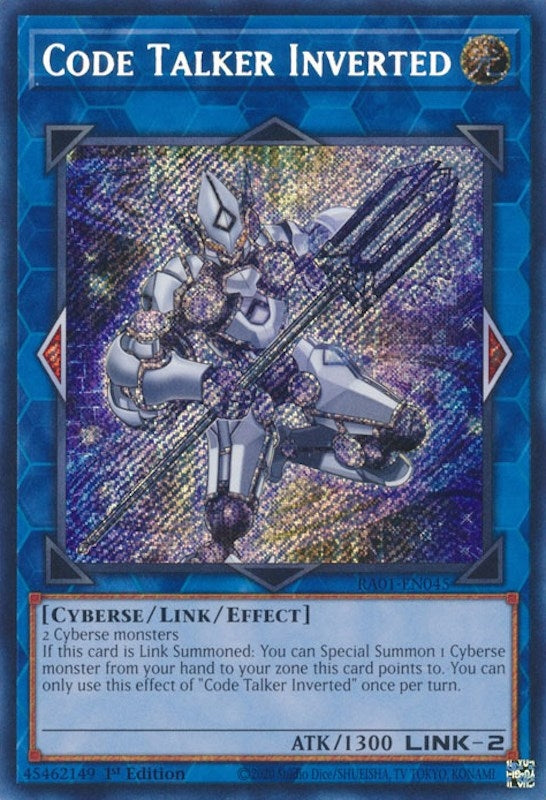 Code Talker Inverted (Secret Rare) (1045) (RA01) - YuGiOh Single