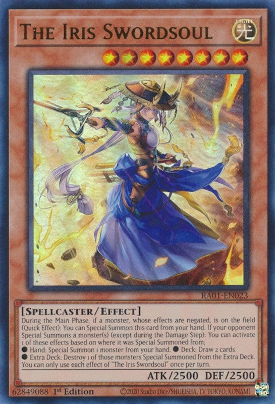 The Iris Swordsoul (UR) (1023) (RA01) - YuGiOh Single