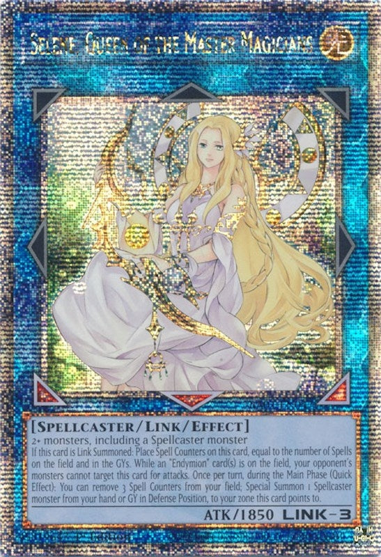 Selene Queen of the Master Magicians (Quarter Century Secret Rare) (1047) (RA01) - YuGiOh Single