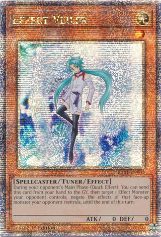Effect Veiler (Quarter Century Secret Rare) (1003) (RA01) - YuGiOh Single