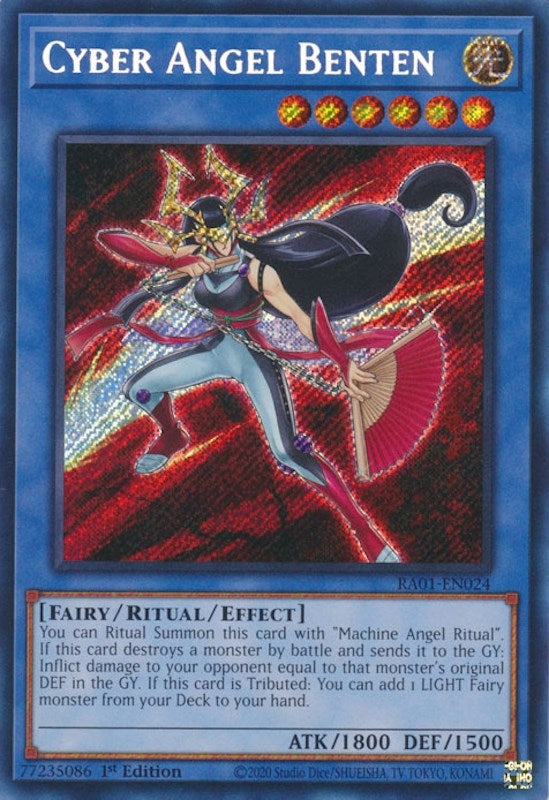 Cyber Angel Benten (Secret Rare) (1024) (RA01) - YuGiOh Single