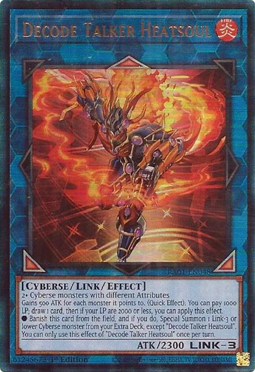 Decode Talker Heatsoul (PUR) (1048) (RA01) - YuGiOh Single