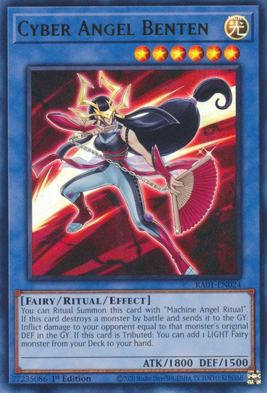 Cyber Angel Benten (UR) (1024) (RA01) - YuGiOh Single