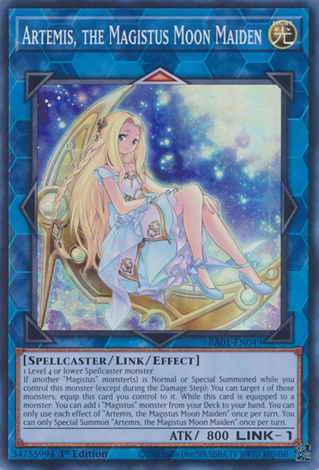 Artemis the Magistus Moon Maiden (1049) (RA01) - YuGiOh Single