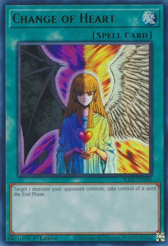 Change of Heart (UR) (1050) (RA01) - YuGiOh Single