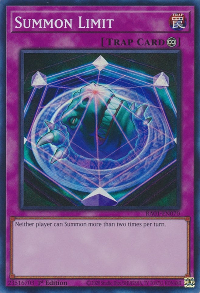 Summon Limit (1070) (RA01) - YuGiOh Single