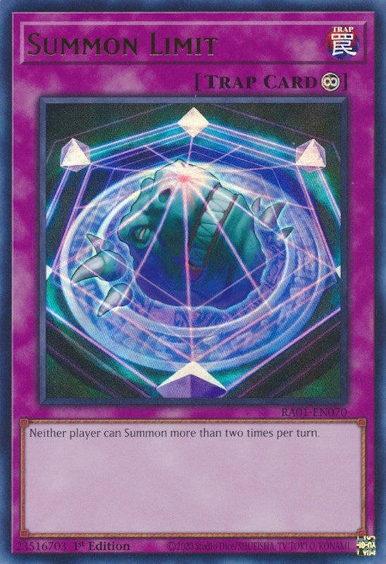 Summon Limit (UR) (1070) (RA01) - YuGiOh Single