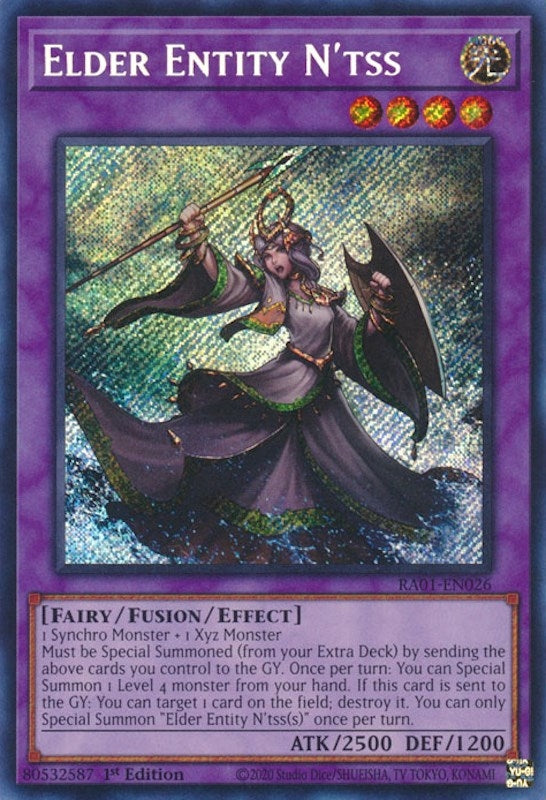 Elder Entity N’tss (Secret Rare) (1026) (RA01) - YuGiOh Single