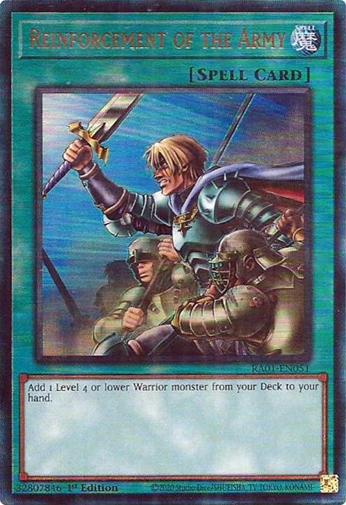 Reinforcement of the Army (PUR) (1051) (RA01) - YuGiOh Single