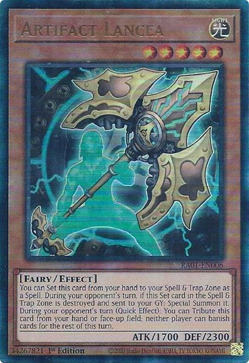 Artifact Lancea (PUR) (1006) (RA01) - YuGiOh Single