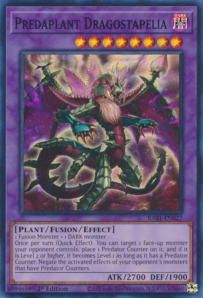 Predaplant Dragostapelia (1027) (RA01) - YuGiOh Single