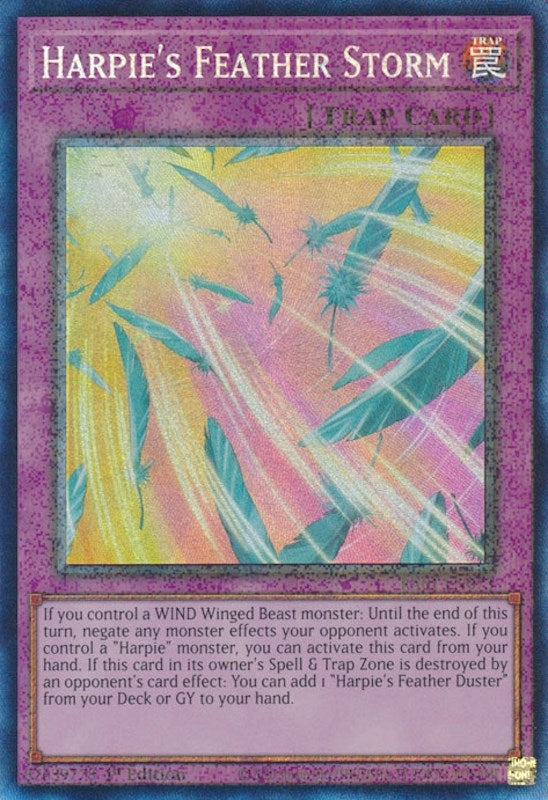 Harpie’s Feather Storm (PCR) (1073) (RA01) - YuGiOh Single