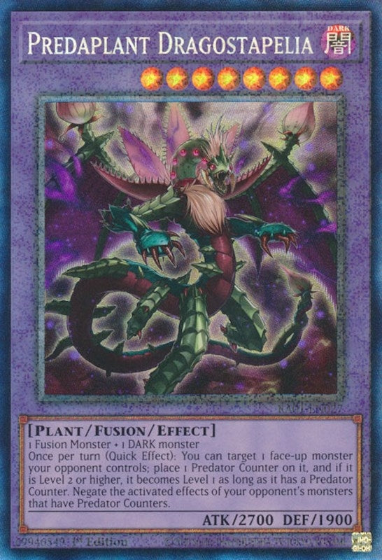 Predaplant Dragostapelia (PCR) (1027) (RA01) - YuGiOh Single