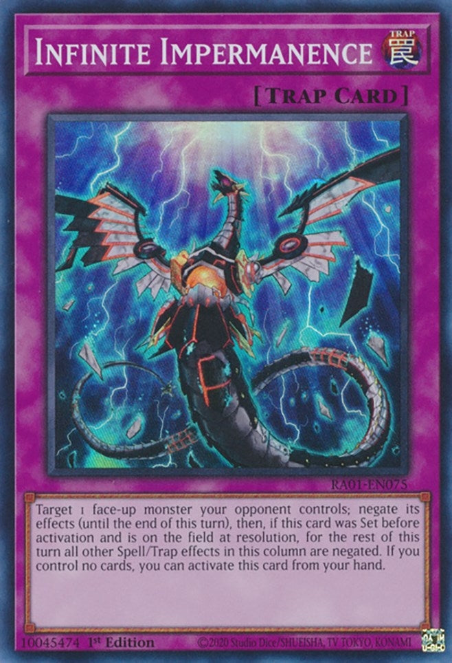 Infinite Impermanence (1075) (RA01) - YuGiOh Single