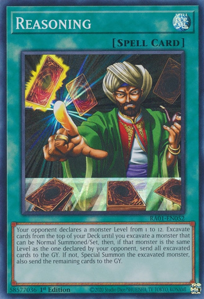 Reasoning (1052) (RA01) - YuGiOh Single