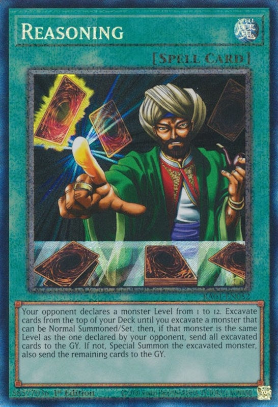 Reasoning (PCR) (1052) (RA01) - YuGiOh Single