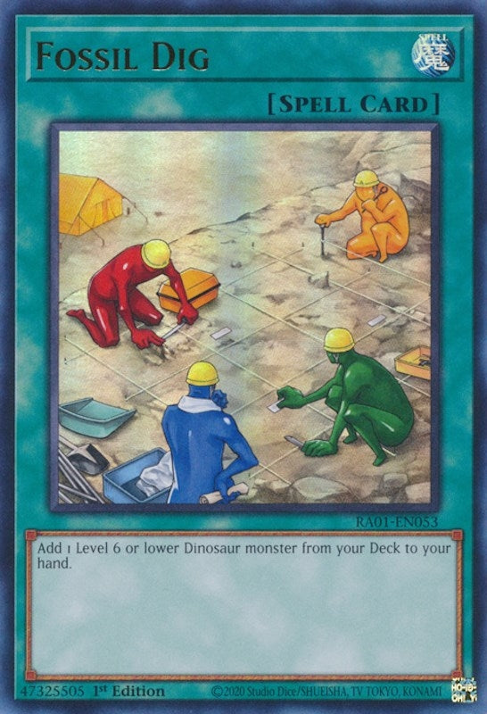 Fossil Dig (UR) (1053) (RA01) - YuGiOh Single