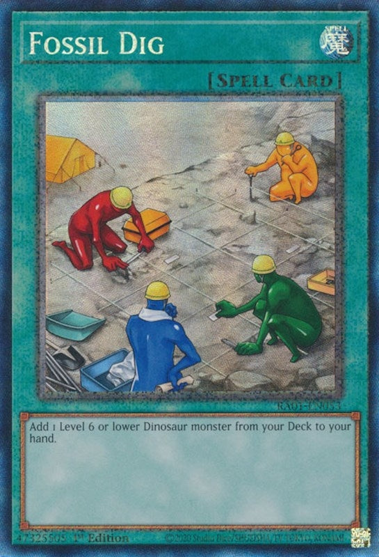 Fossil Dig (PCR) (1053) (RA01) - YuGiOh Single