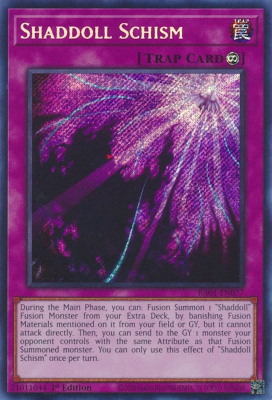 Shaddoll Schism (Secret Rare) (1077) (RA01) - YuGiOh Single