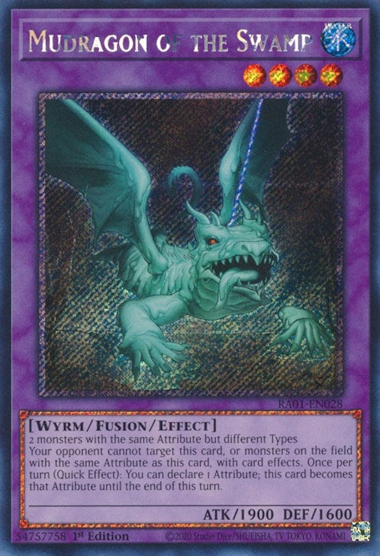 Mudragon of the Swamp (Platinum Secret Rare) (1028) (RA01) - YuGiOh Single