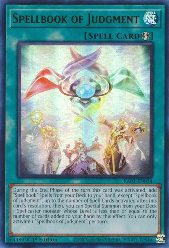 Spellbook of Judgment (UR) (1054) (RA01) - YuGiOh Single