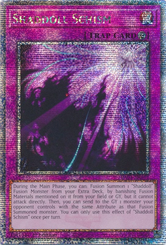 Shaddoll Schism (Quarter Century Secret Rare) (1077) (RA01) - YuGiOh Single