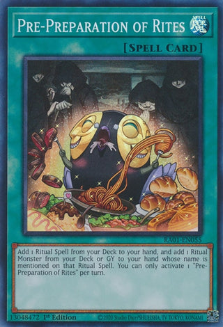 Pre-Preparation of Rites (1055) (RA01) - YuGiOh Single