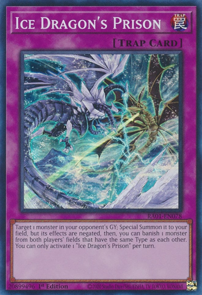 Ice Dragon’s Prison (1078) (RA01) - YuGiOh Single