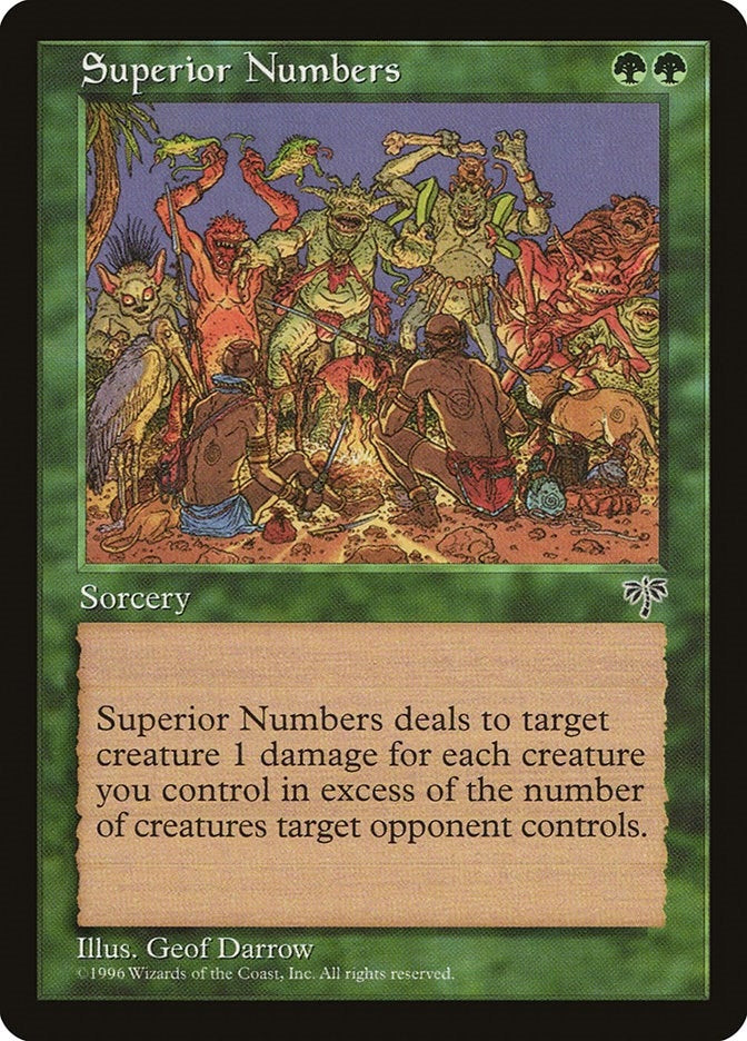 Superior Numbers [MIR] - MTG Single