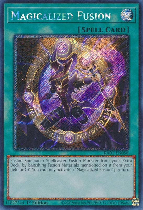 Magicalized Fusion (Platinum Secret Rare) (1058) (RA01) - YuGiOh Single