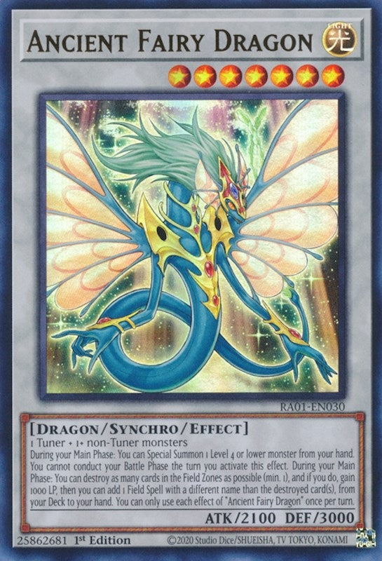 Ancient Fairy Dragon (UR) (1030) (RA01) - YuGiOh Single