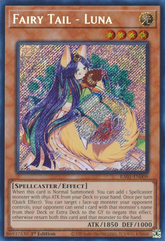 Fairy Tail - Luna (Secret Rare) (1009) (RA01) - YuGiOh Single