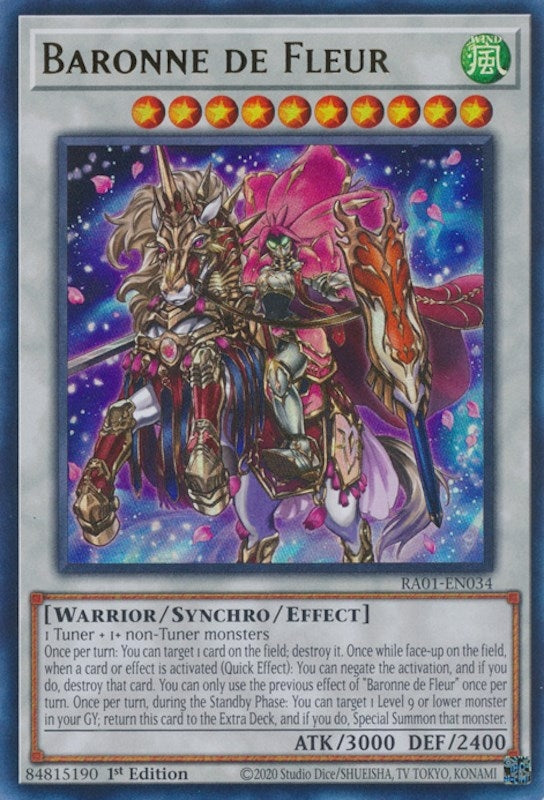 Baronne de Fleur (UR) (1034) (RA01) - YuGiOh Single