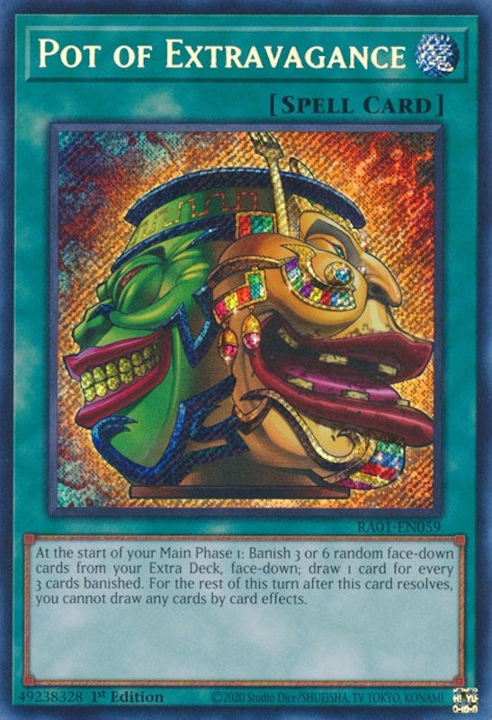 Pot of Extravagance (Secret Rare) (1059) (RA01) - YuGiOh Single