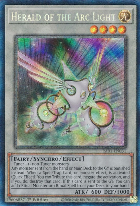 Herald of the Arc Light (PCR) (1031) (RA01) - YuGiOh Single