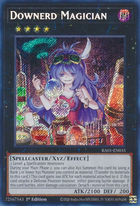 Downerd Magician (Secret Rare) (1035) (RA01) - YuGiOh Single