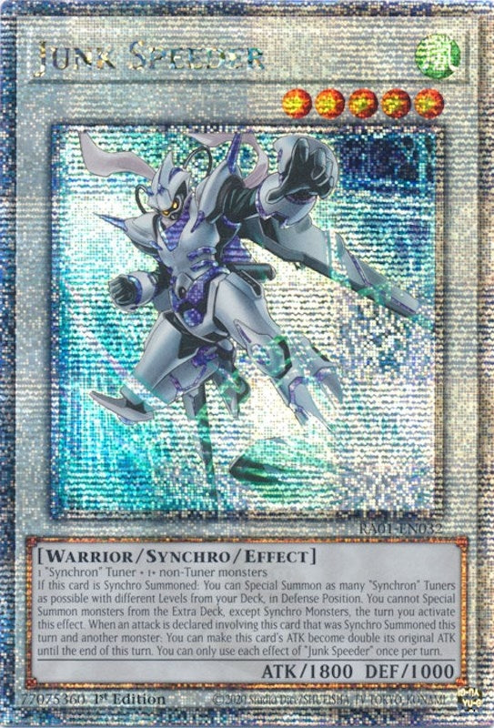 Junk Speeder (Quarter Century Secret Rare) (1032) (RA01) - YuGiOh Single