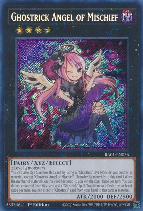 Ghostrick Angel of Mischief (Secret Rare) (1036) (RA01) - YuGiOh Single