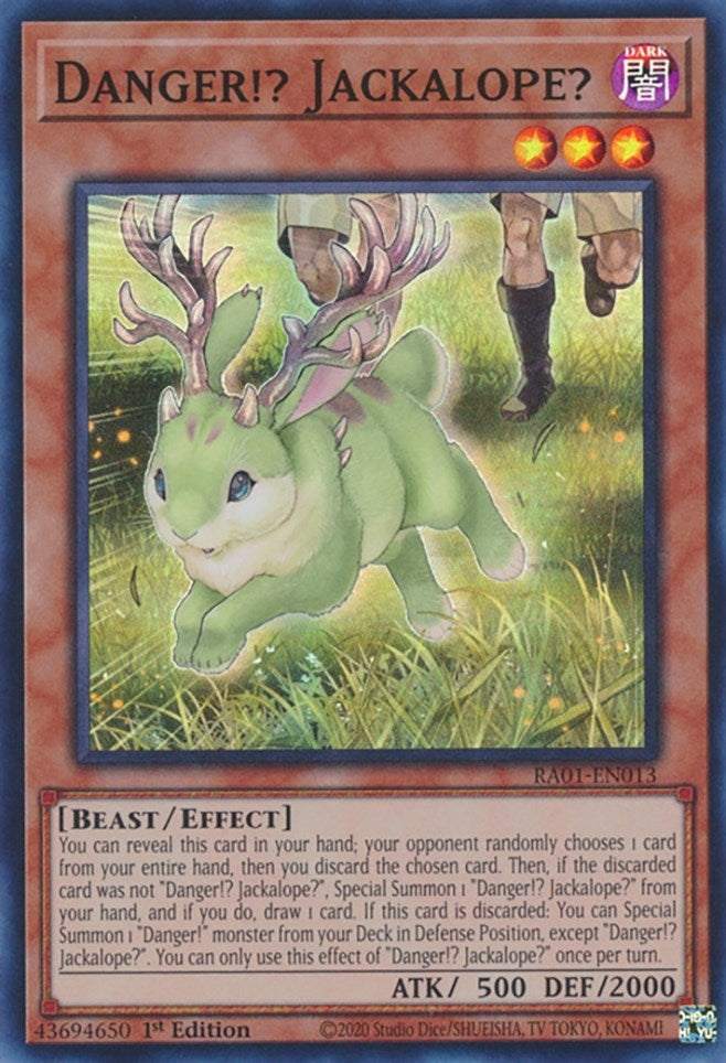 Danger!? Jackalope? (1013) (RA01) - YuGiOh Single