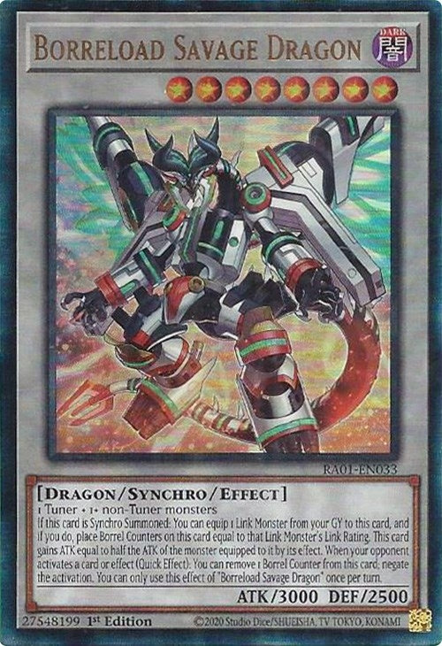 Borreload Savage Dragon (PUR) (1033) (RA01) - YuGiOh Single