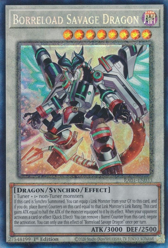 Borreload Savage Dragon (PCR) (1033) (RA01) - YuGiOh Single
