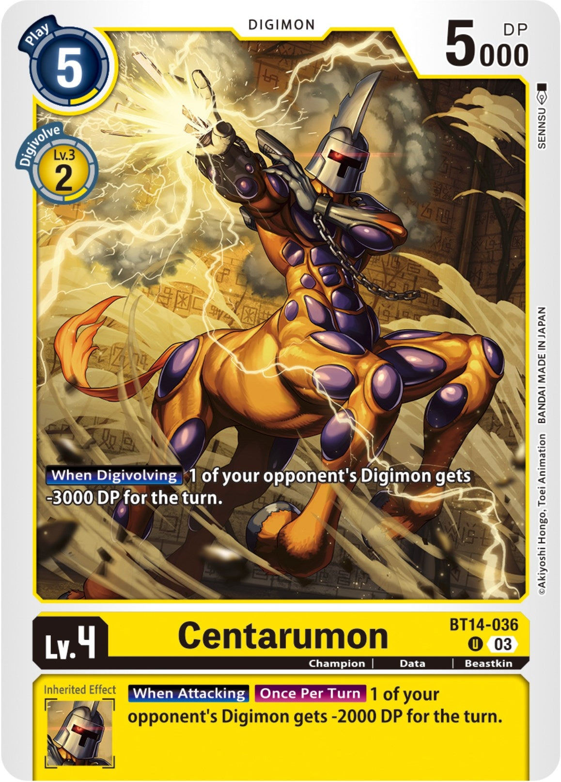 Centarumon (14036) [BT14] - Digimon Card Game Single