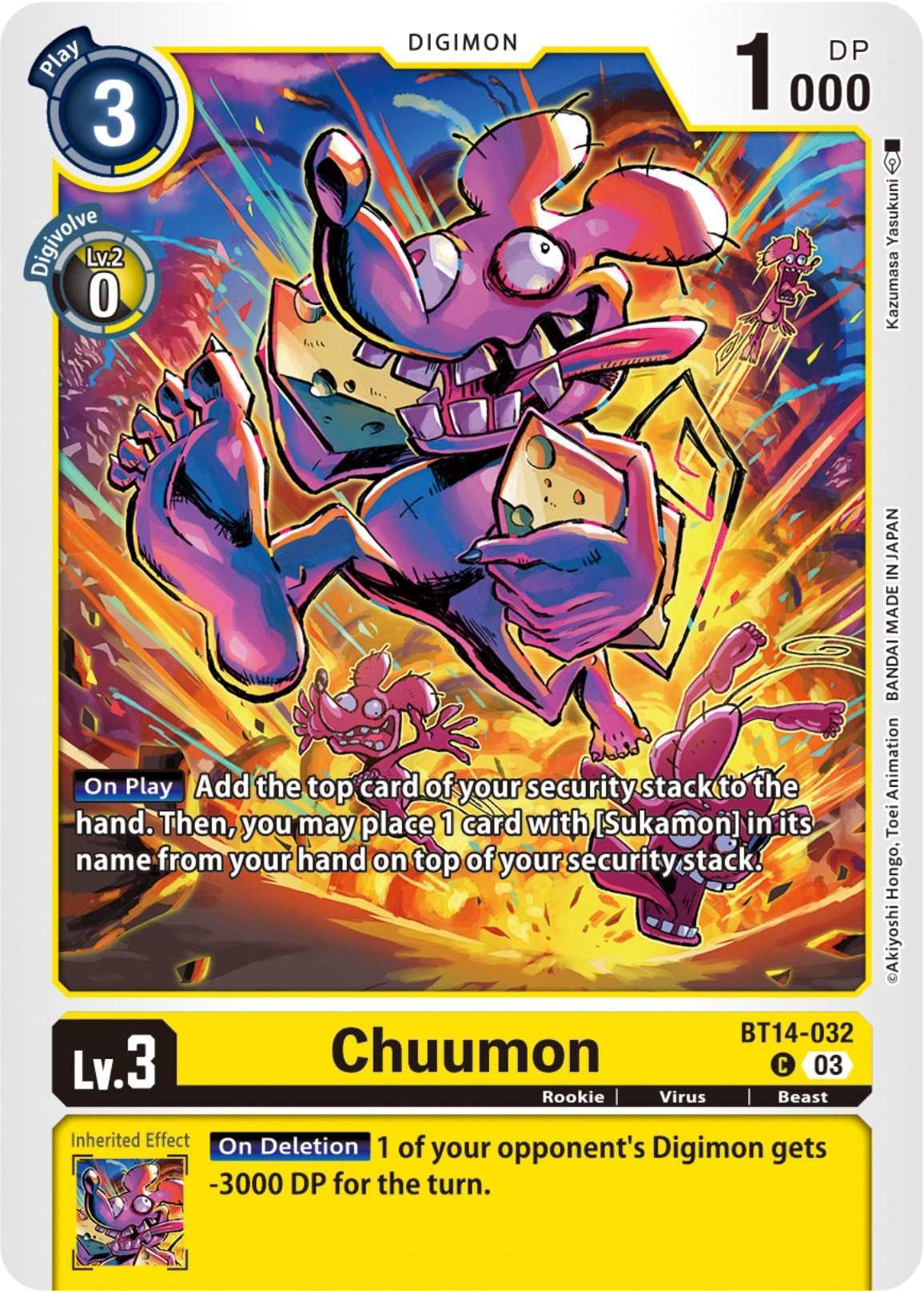 Chuumon (14032) [BT14] - Digimon Card Game Single