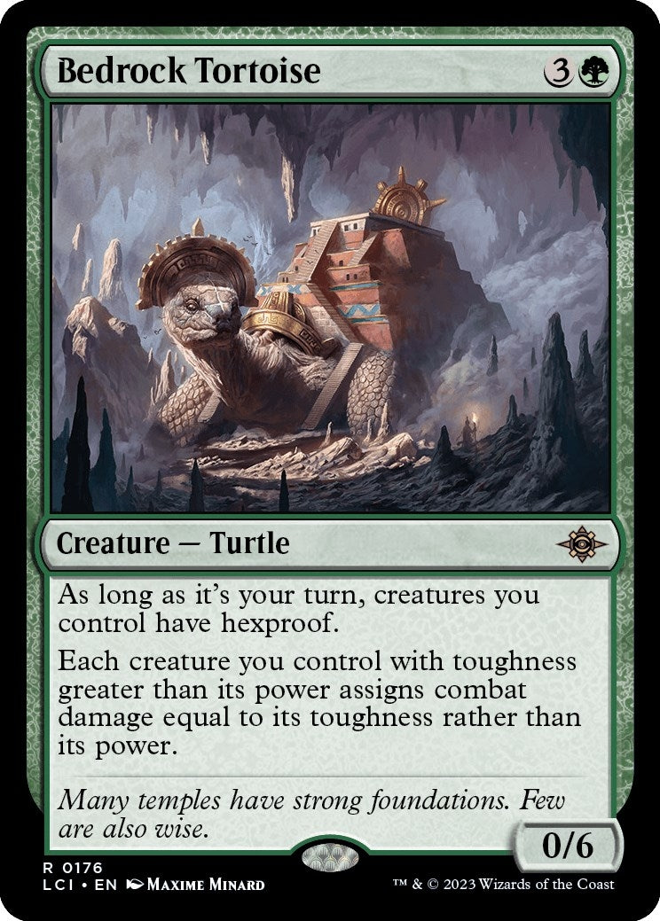Bedrock Tortoise (176) [LCI] - MTG Single