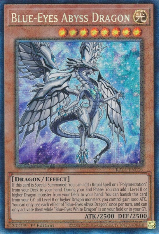 Blue-Eyes Abyss Dragon (PCR) (1016) (RA01) - YuGiOh Single